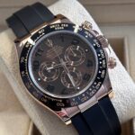 Rose Gold Rolex Daytona Chocolate Arabic Oysterflex Reference 116515LN