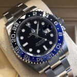 Rolex GMT Master II 'BATMAN'. With full stickers this 2018 model reference 116710BLNR