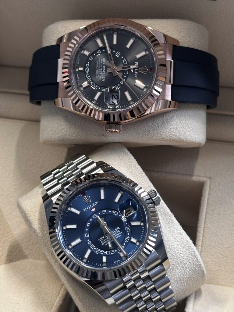 Pair of Rolex Skydweller