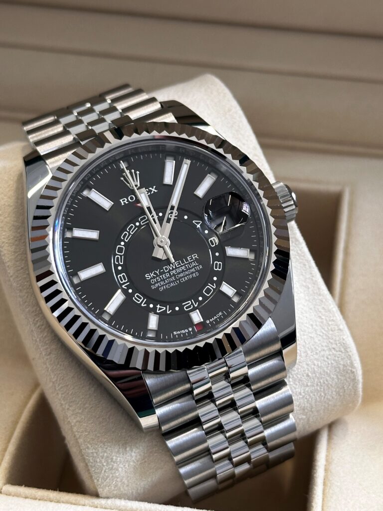 Rolex Black dial jubilee skydweller
