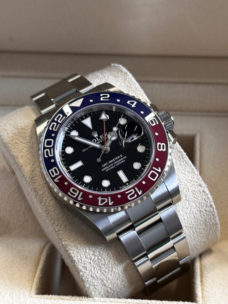 Close up of Rolex Pepsi Dial