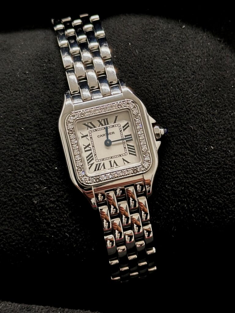 Cartier Panthère de Cartier W4PN0007 diamond bezel 2019 front view