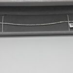 Platinum tennis bracelet with round brilliant lab grown diamonds
