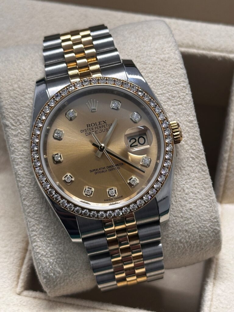 Rolex Datejust diamond dial Womens