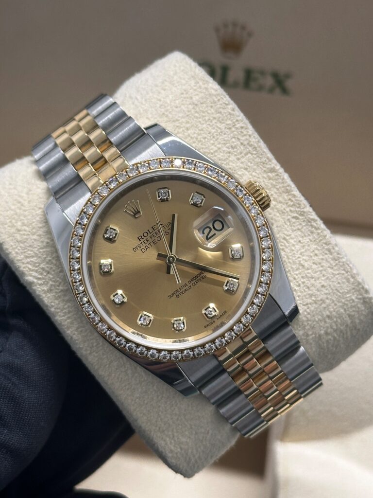 Diamond Dial rolex Gold