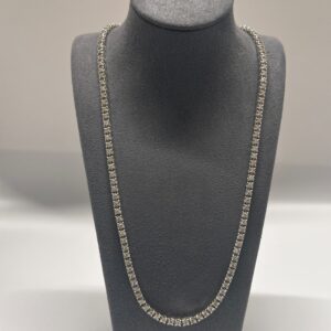 White Gold Diamond Tennis Necklace