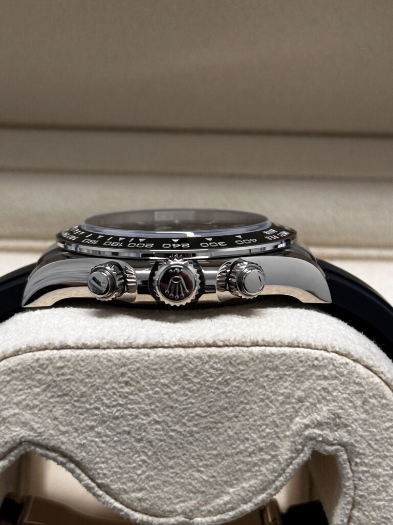 Side view of Rolex Baby Le Mans