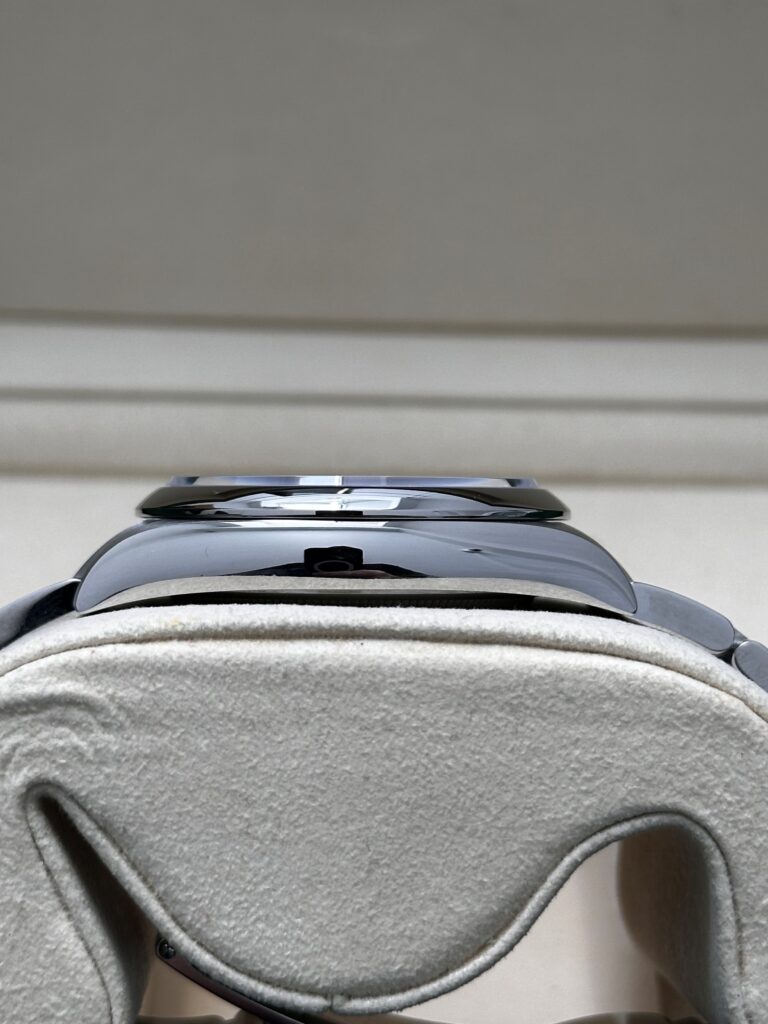 Size view of Rolex Oyster Perpetual in box