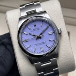 Rolex Oyster Perpetual Lavender dial for sale