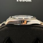 Tudor Black Bay Blue dial close up side view