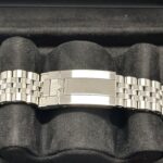 Tudor Black Bay Blue dial close up clasp