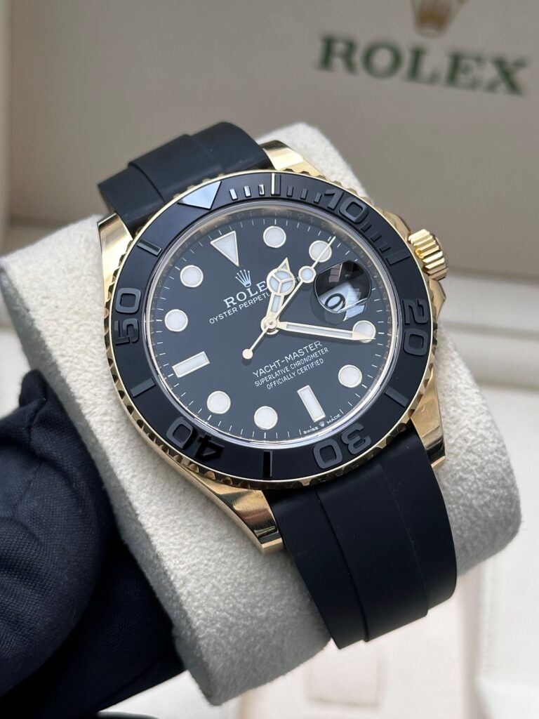 Rolex Yacht-Master oysterflex close up