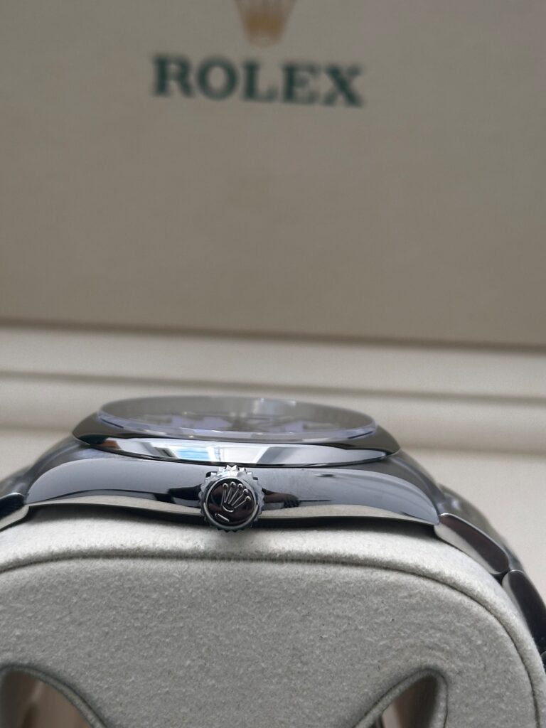 Crown of Rolex Lavender dial
