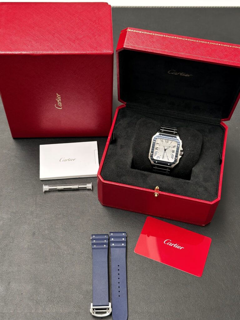 Cartier presentation box and warranty card Santos 2022