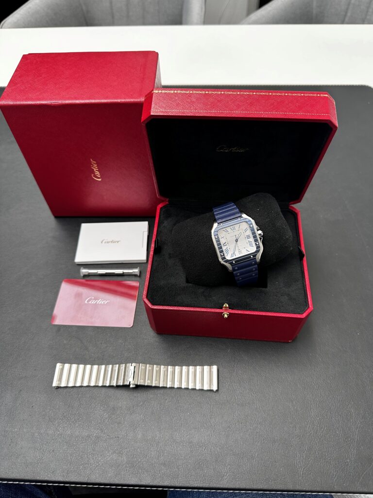 Cartier Santos WSSA0047 box and papers full set