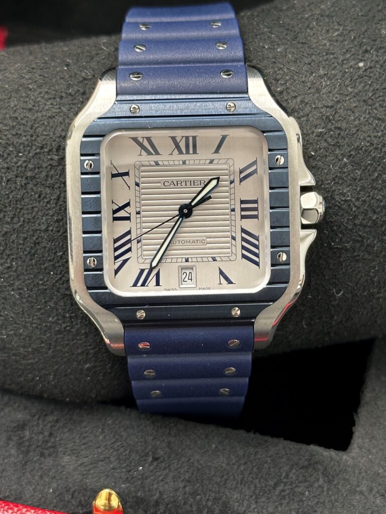 Cartier Santos bracelet SmartLink system close up