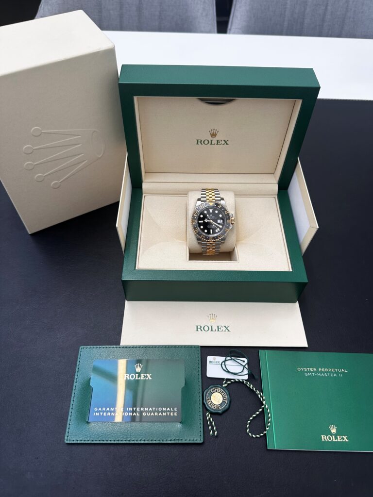 Rolex GMT Master II 126713GRNR box and papers full set