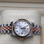 Rolex Datejust ladies two tone Jubilee bracelet diamond dial