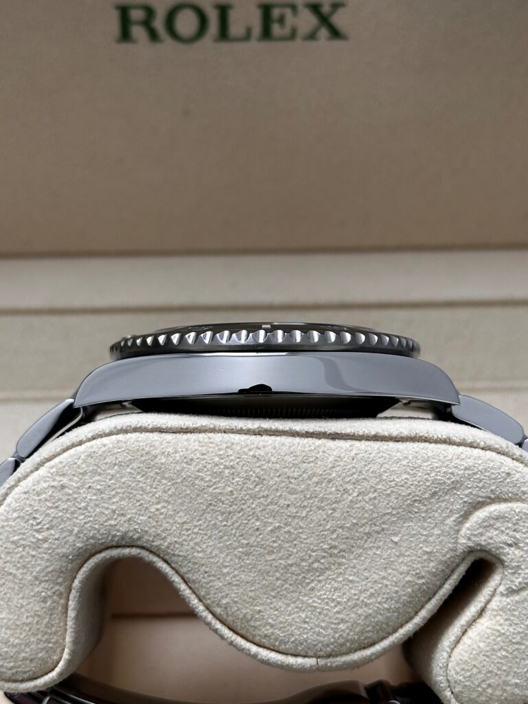 Rolex 124060 Cerachrom bezel detail