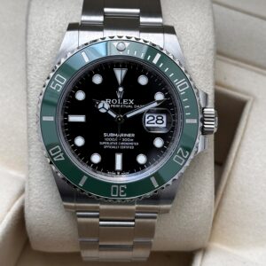 Rolex Submariner Starbucks green bezel front view
