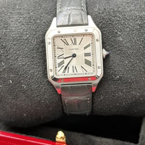 Cartier Santos Dumont WSSA0023 silver dial