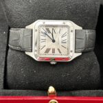 Cartier Santos Dumont blue cabochon crown