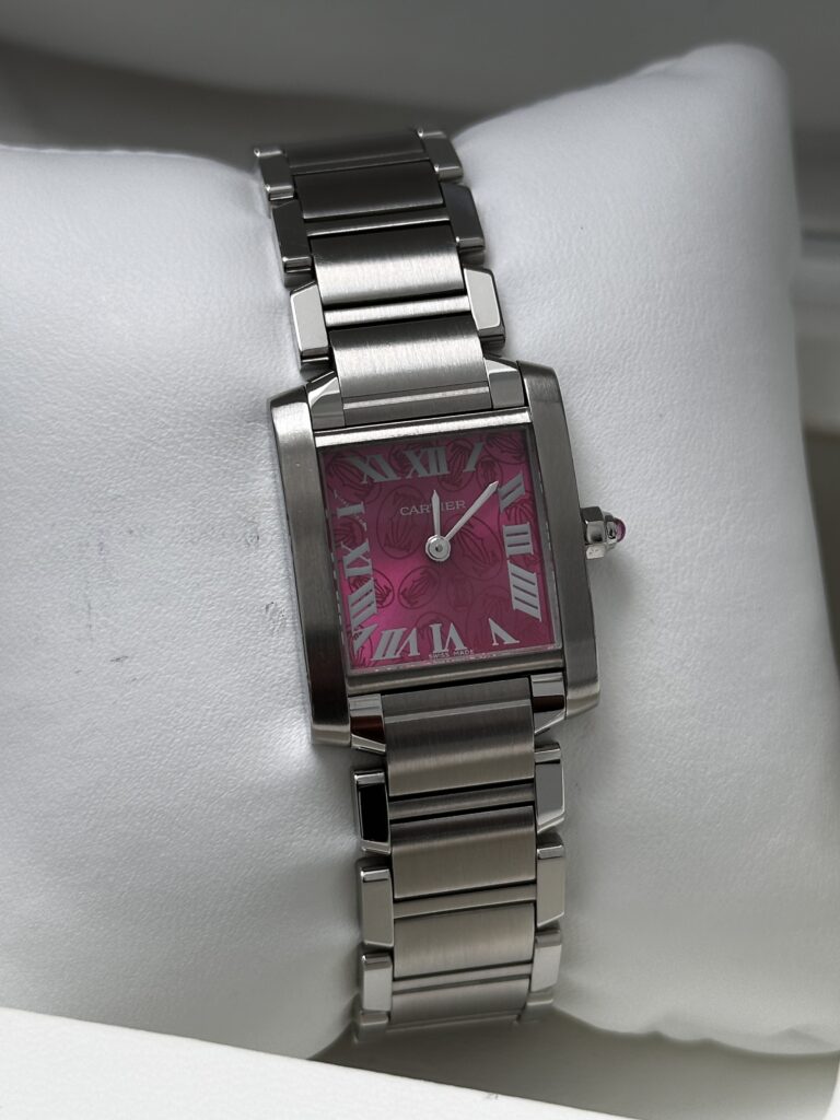 Cartier Raspberry Dial close up