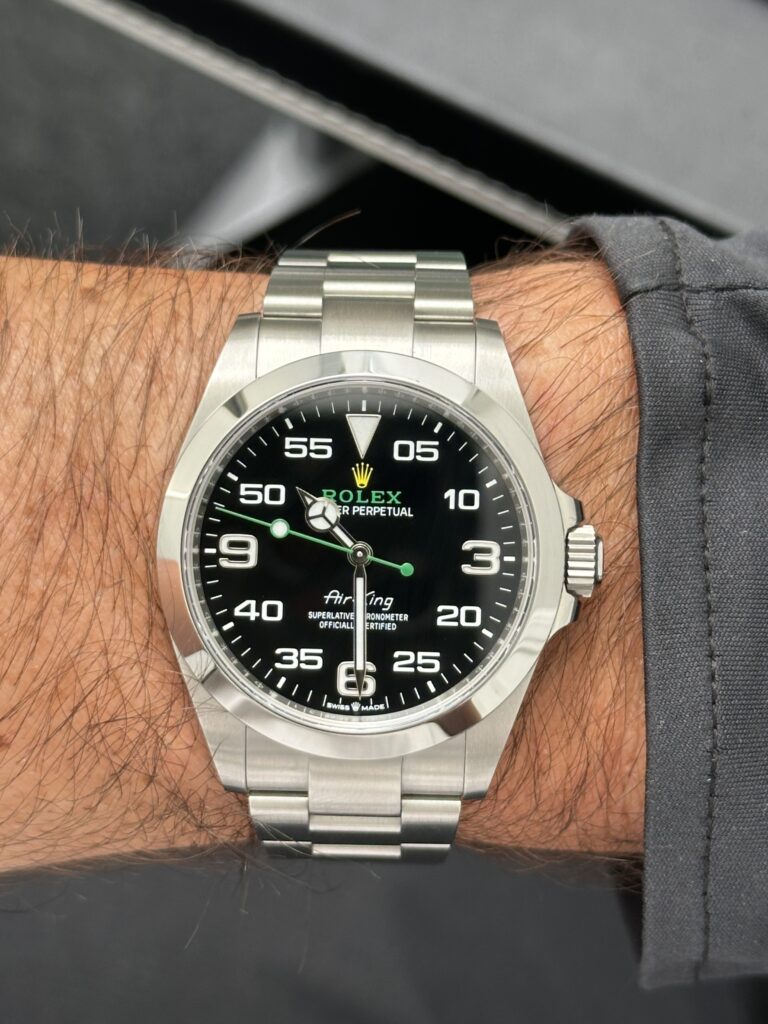 Rolex Air-King 126900 on wrist