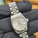 Rolex Lady Datejust sapphire crystal detail