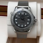 Omega Seamaster 300M helium escape valve detail