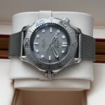 Omega Seamaster grey dial luxury dive watch