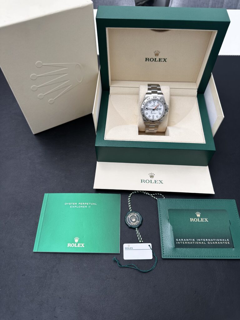 Rolex Explorer II full set box and papers