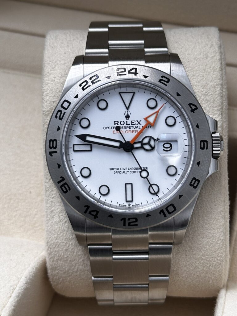 Rolex Explorer II 226570 Polar white dial