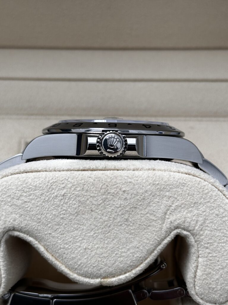 Rolex Explorer II case side profile