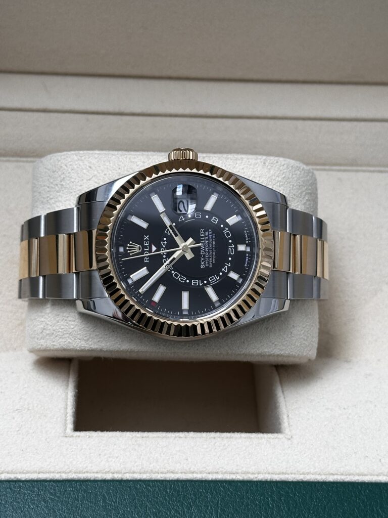 Rolex Sky-Dweller annual calendar display