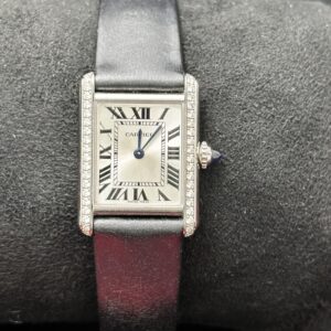 Cartier Tank Must W4TA0031 factory diamond dial