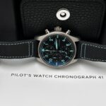 IWC IW388108 black dial with green accents
