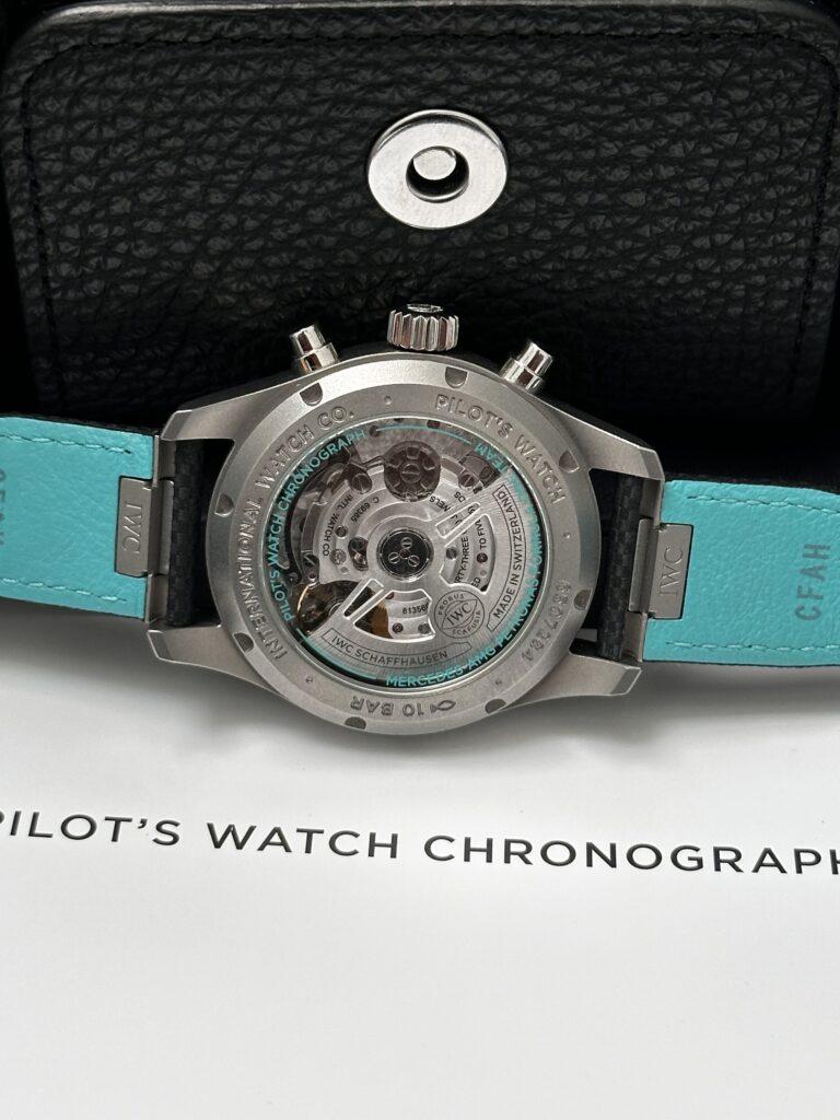 IWC Petronas green rubber strap