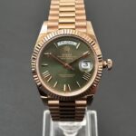 Rolex Day-Date olive dial luxury watch