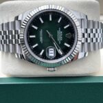 Rolex Datejust 41 fluted white gold bezel