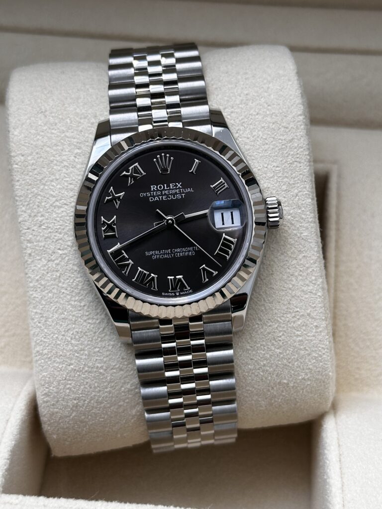Rolex Datejust 31 278274 slate grey Roman numeral dial
