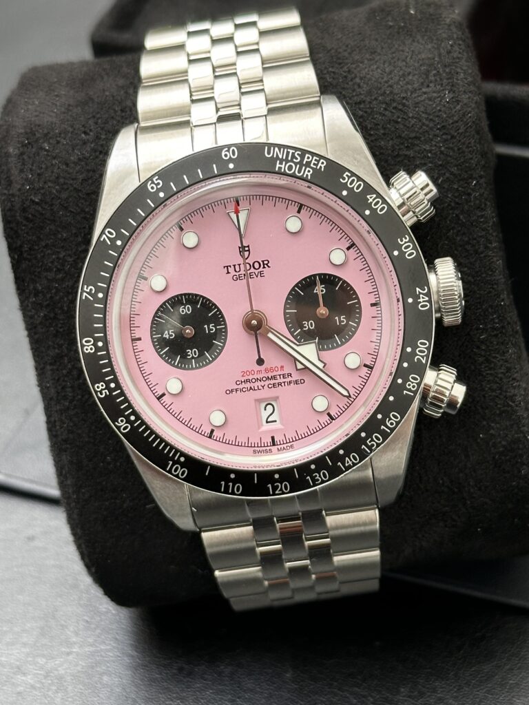Tudor Black Bay Chronograph 79360N Miami pink dial