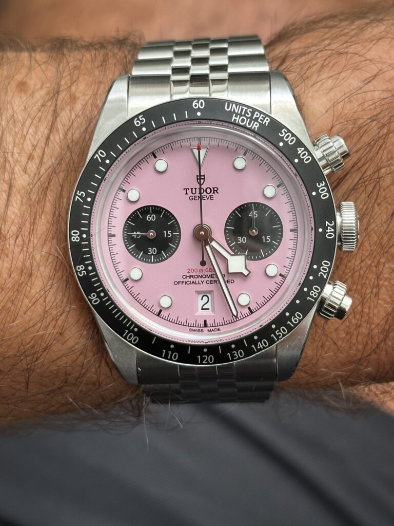 Tudor Black Bay Chronograph Miami on wrist