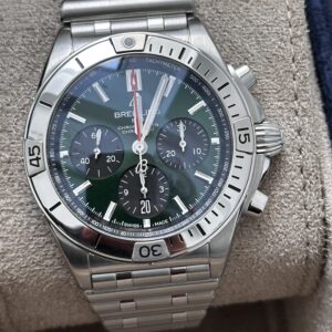 Breitling Chronomat B01 42 green dial AB013401L1A1