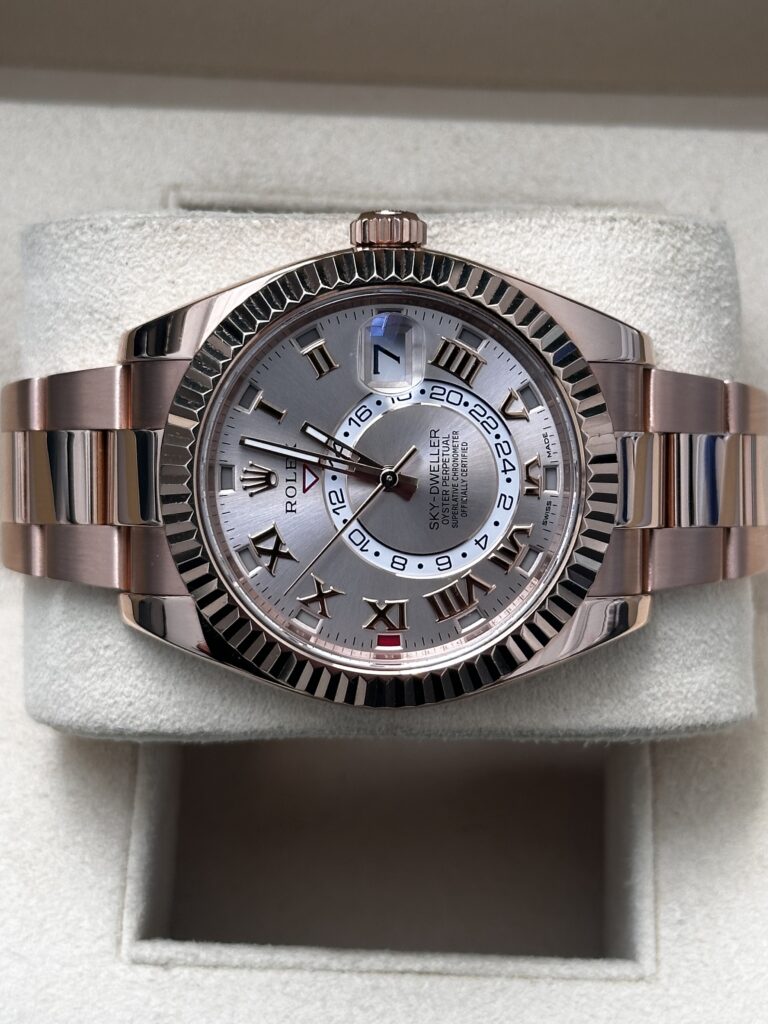 Rolex Sky-Dweller 326935 Sundust Roman numeral dial
