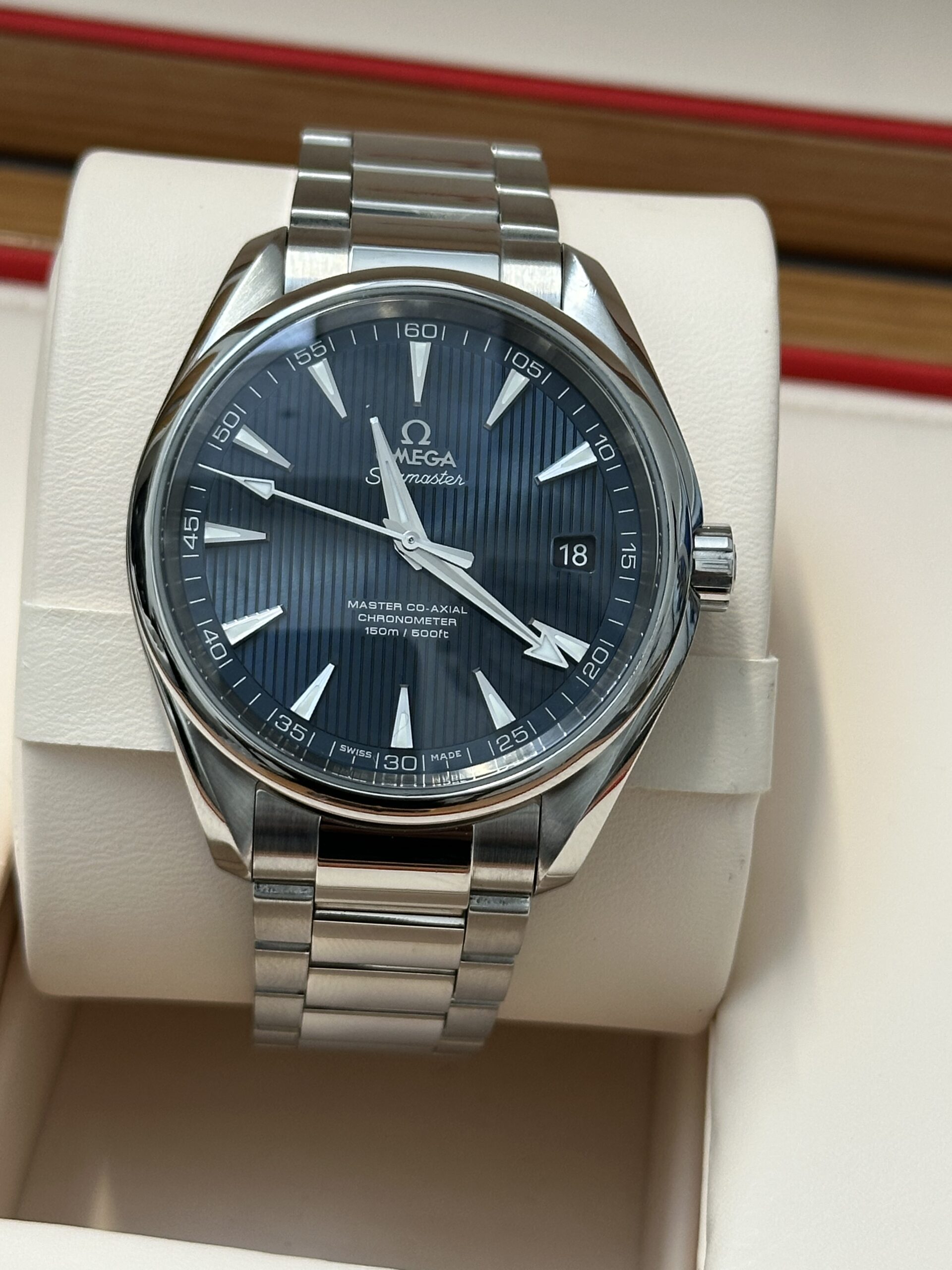 Omega Seamaster Aqua Terra Blue Dial