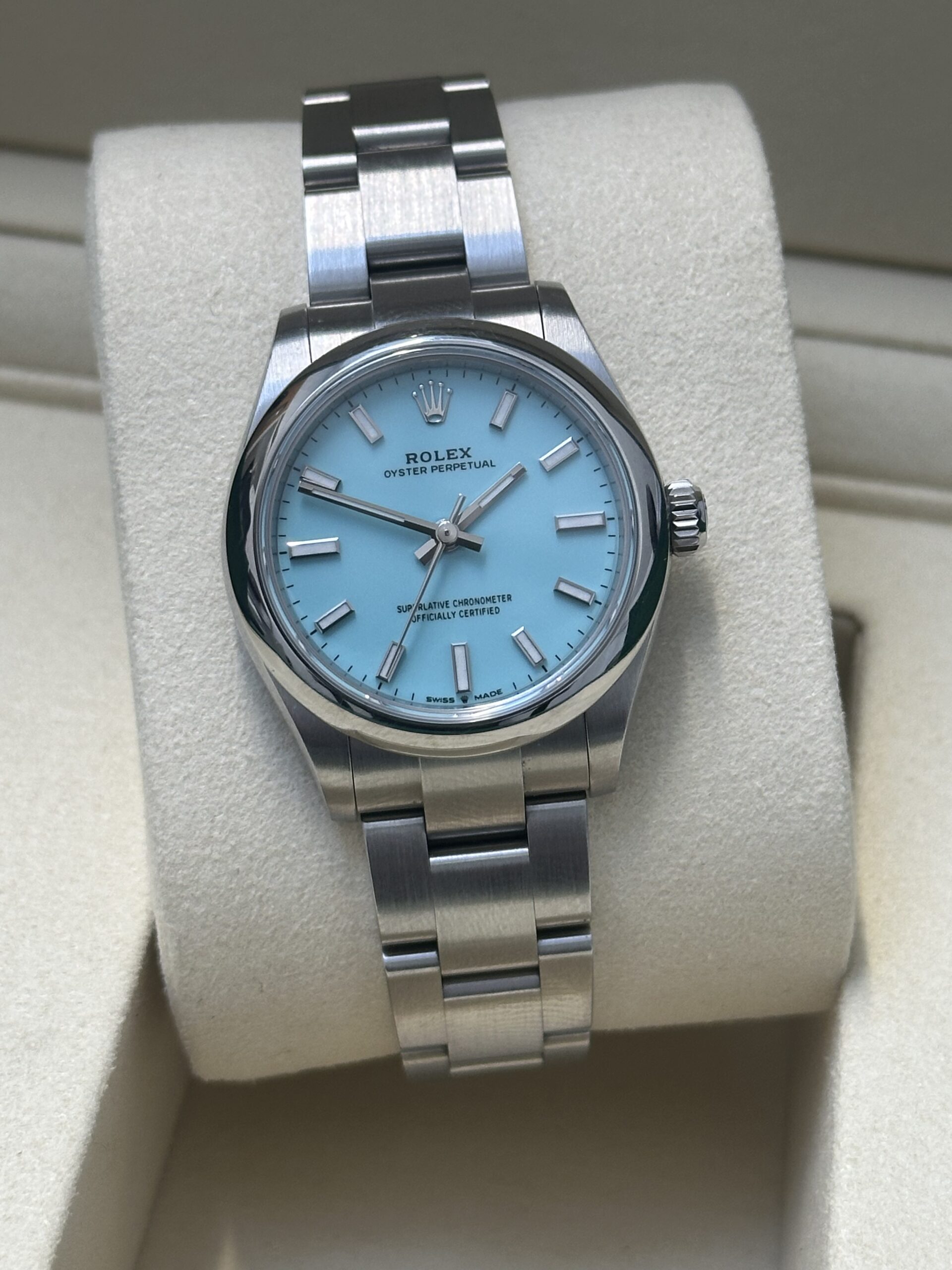 Rolex Oyster Perpetual 31mm ‘Tiffany Blue’ Turquoise Dial